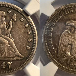 1847 DDR 25C AU DETAILS NGC Cert#6479612011