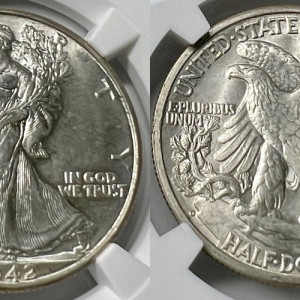 1942-D 50C MS64 NGC#5859413034
