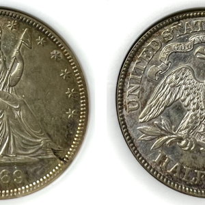 1869 50C AU55 ANACS#2789258
