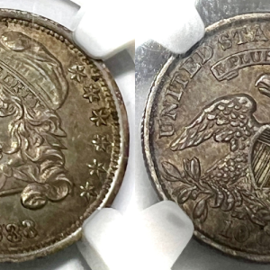 1833 10C AU55 JR5 NGC#8295726006