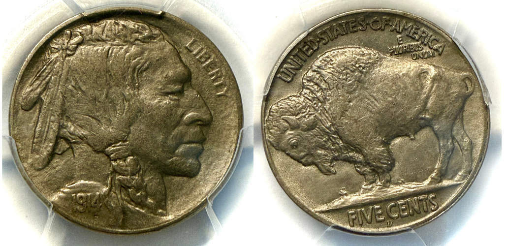 1914-D 5C AU58 PCGS#43682860 CAC