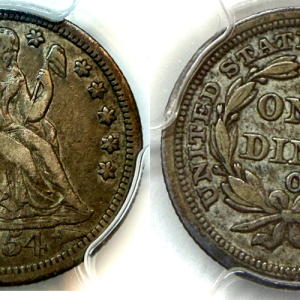1854-O Arrows 10C VF35 PCGS#30447883