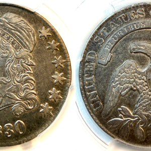 1830 50C XF40 Large O PCGS#34550494