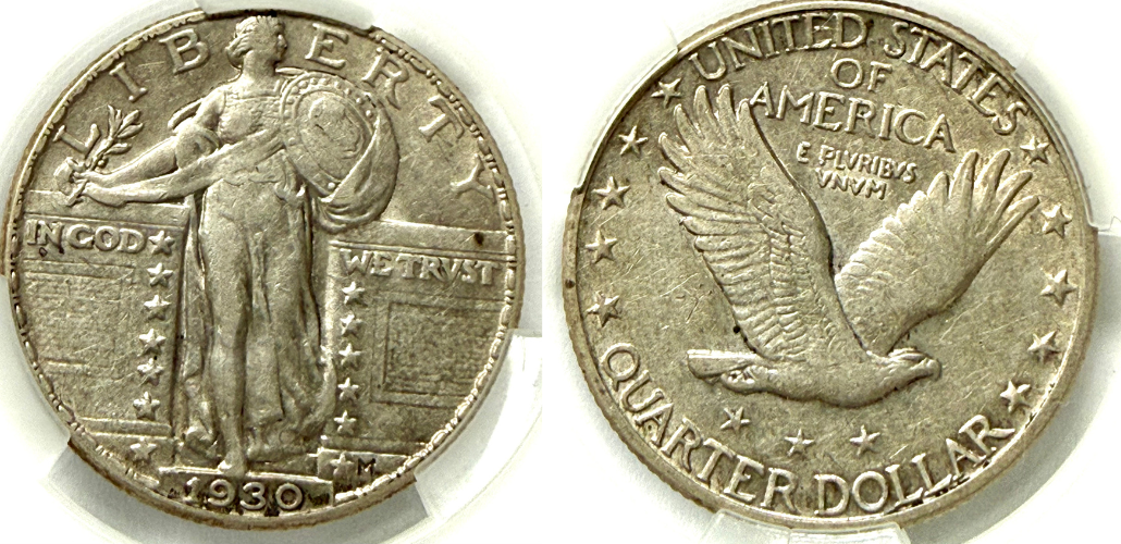 1930 25C AU53 CACG 260282209