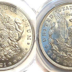 1921 $1 MORGAN MS65 PCGS #83670625