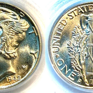 1942-D 10C MS67FB PCGS #11362655