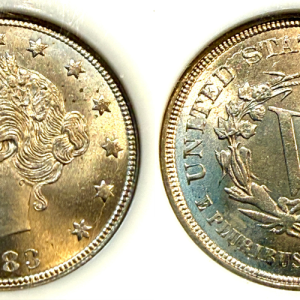 1883 5C MS65 NGC#593056028