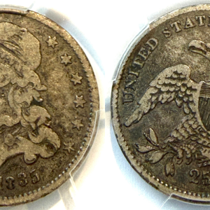 1835 25C F12 PCGS#44114773