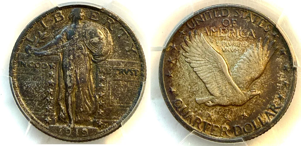 1919 25C XF40 PCGS#44114770