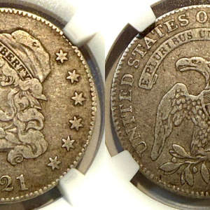 1821 25C VF20 NGC#8716998007