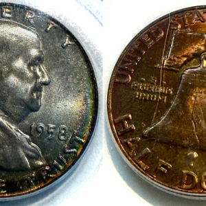 1958-D 50C MS66FBL PCGS#3756596
